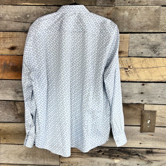 Robert Graham Modern Americana Men's 2XL Blue/Black Button Up Tailored Shirt - Picture 2 of 14